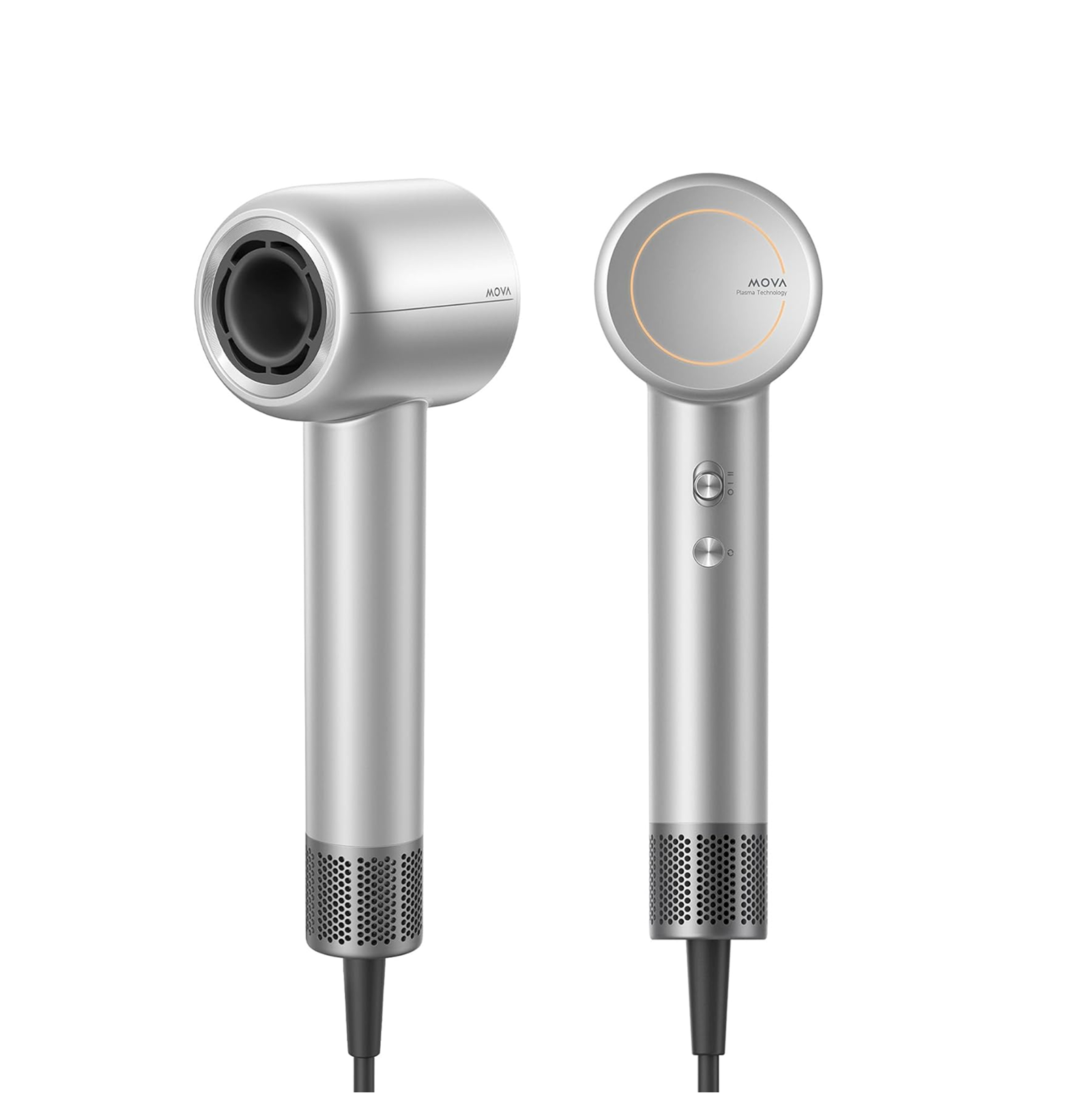 MOVA Shine 10 ヘアドライヤー シルバーグレー 速乾 110,000 RPM ブラシレスモーター 大風量 パワフル乾燥 高濃度プラズマヘアケア 2段階風量 低騒音