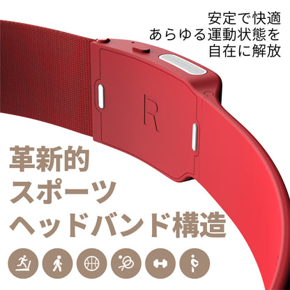 スポーツ専用 空気伝導 Bluetooth 5.3 イヤホン。 連続再生8時間WAGAWAGA Champion