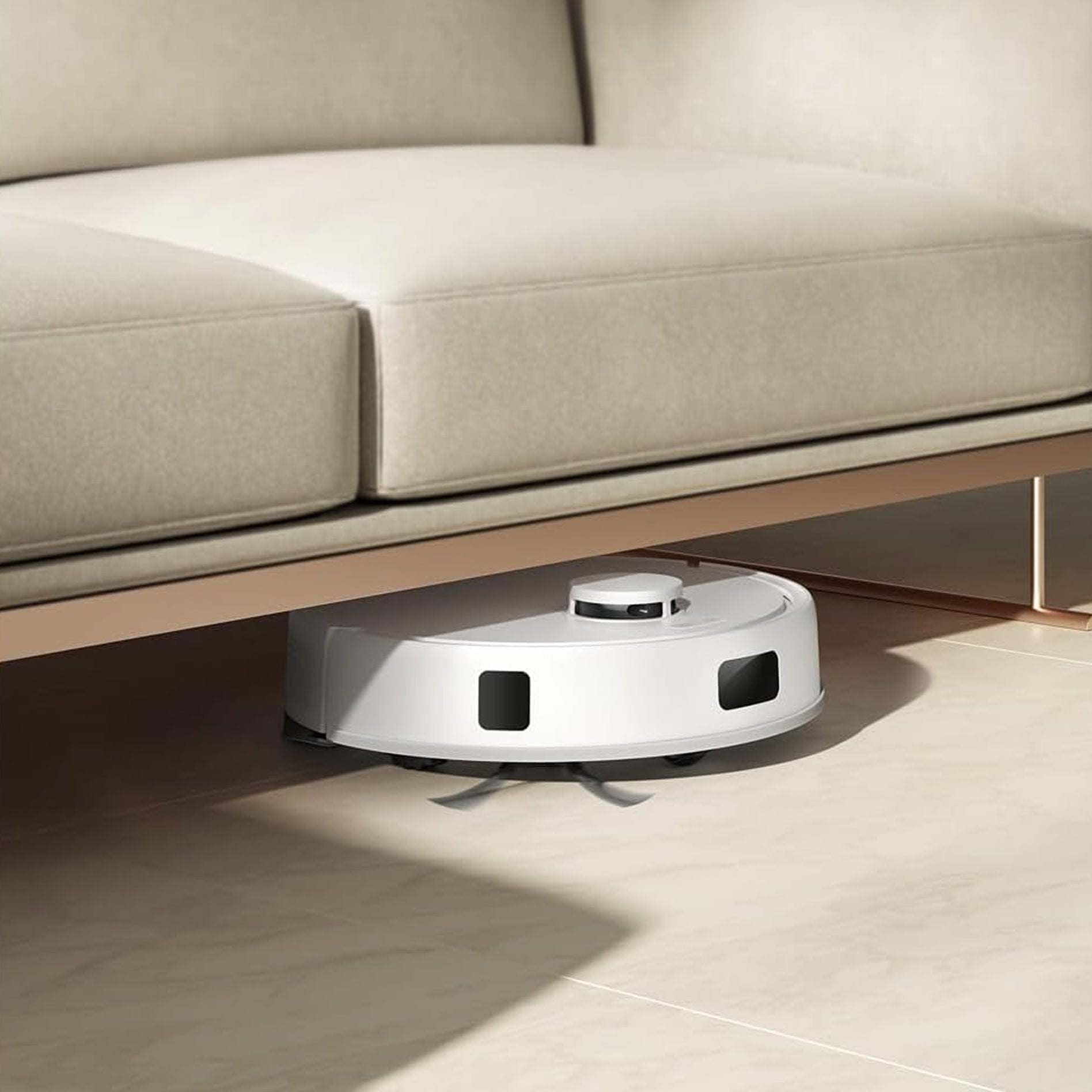 MOVA E20 Plus ロボット掃除機 コンパクト 水拭き対応 強力吸引 5000Pa 90日間自動ゴミ収集