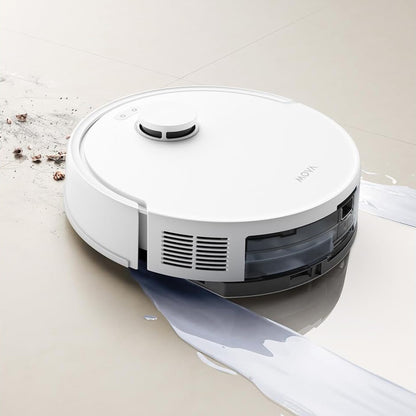 MOVA E20 Plus ロボット掃除機 コンパクト 水拭き対応 強力吸引 5000Pa 90日間自動ゴミ収集