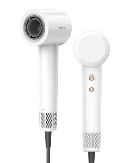 MOVA Turbo 速乾ヘアドライヤー ホワイト ブラシレスモーター 速乾性 大風量乾燥  低騒音