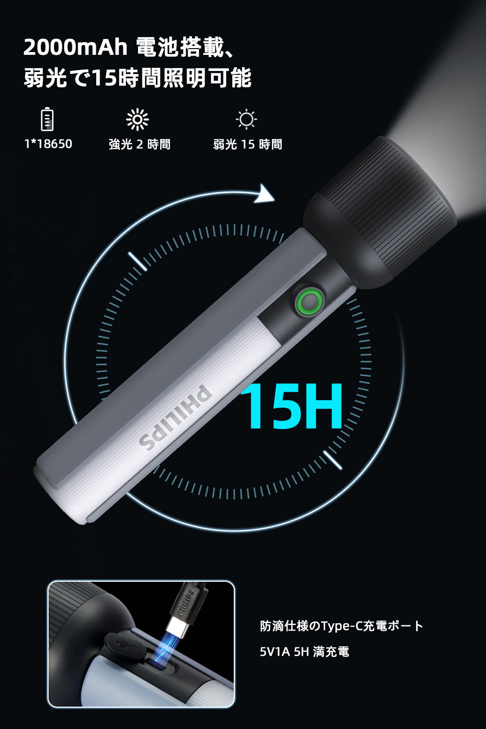 Philips(フィリップス)懐中電灯SFL1183