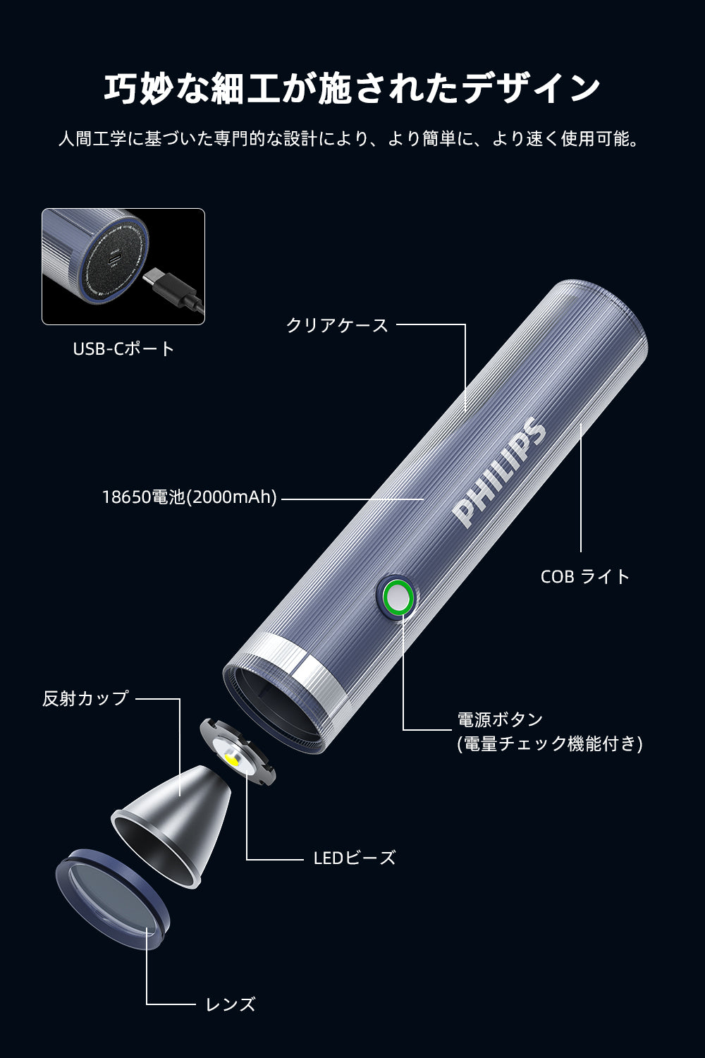 Philips(フィリップス)懐中電灯 SFL1188