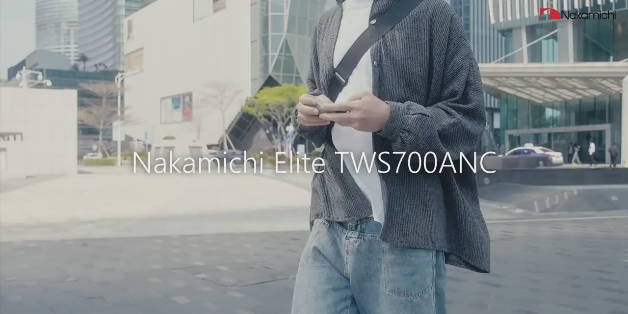 動画を読み込むNakamichi ナカミチサウンドワイヤレス イヤホン 有線無線両用Bluetooth 5.3ブルートゥースイヤホンElite TWS700ANC